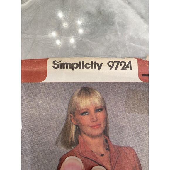 Simplicity Vintage Uncut Misses Pullover Dress Size 10 Pattern No 9742 - Picture 3 of 8